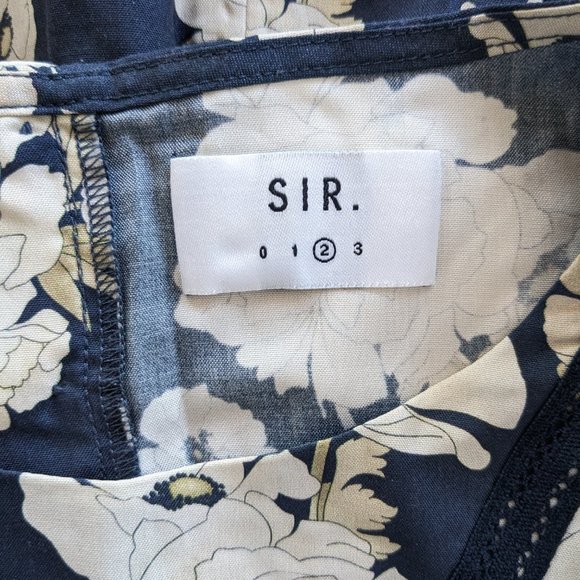 SIR. the Label Bellagio Ruffle Floral Mini Dress - Picture 5 of 6